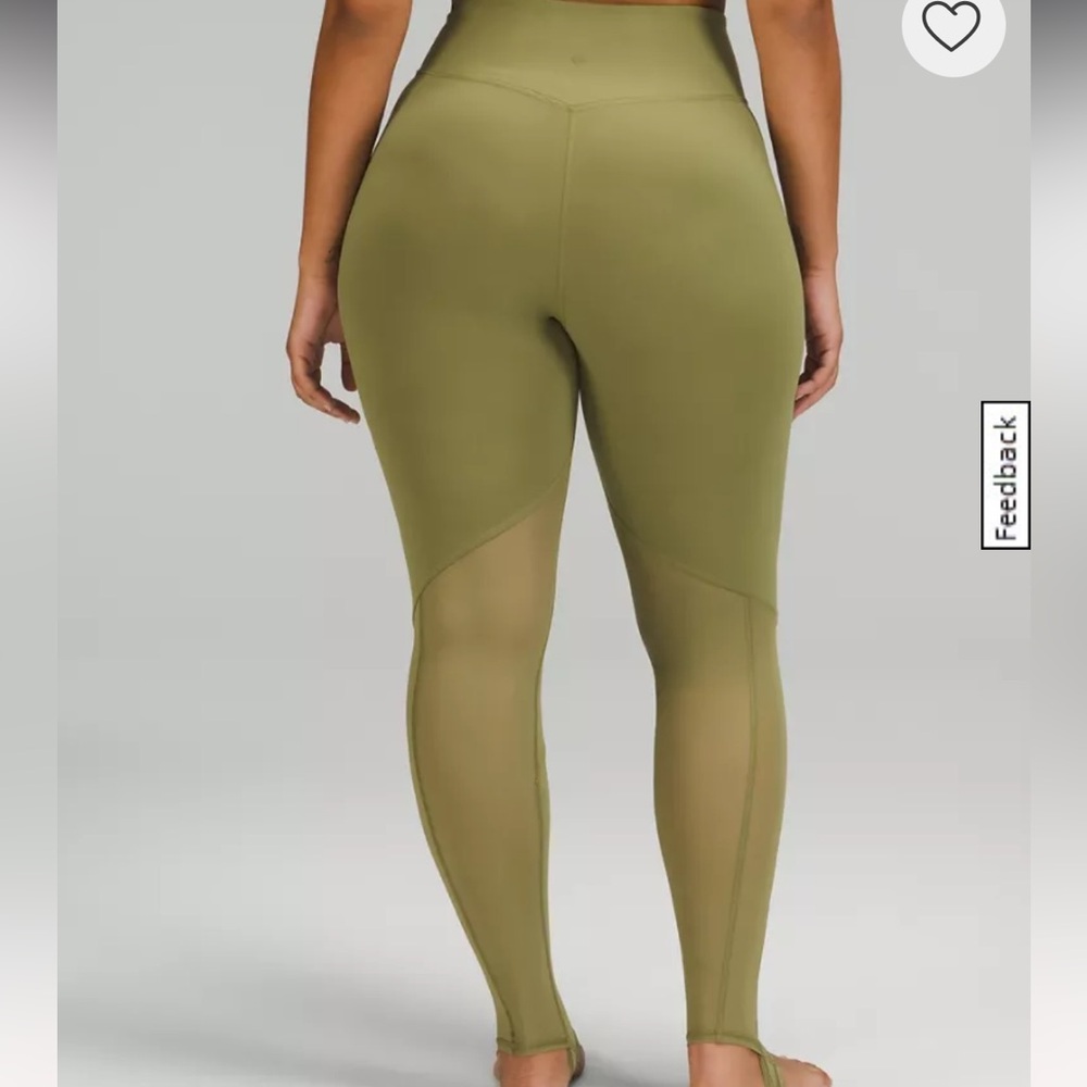 Lululemon nulu crisscross mesh tight sz10 - Picture 4 of 15